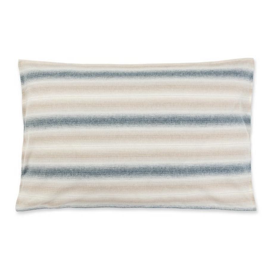 Manor Fabia Taie d'oreiller en flanelle rayée  