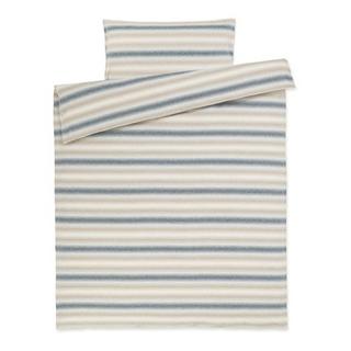 Manor Fabia Taie d'oreiller en flanelle rayée  