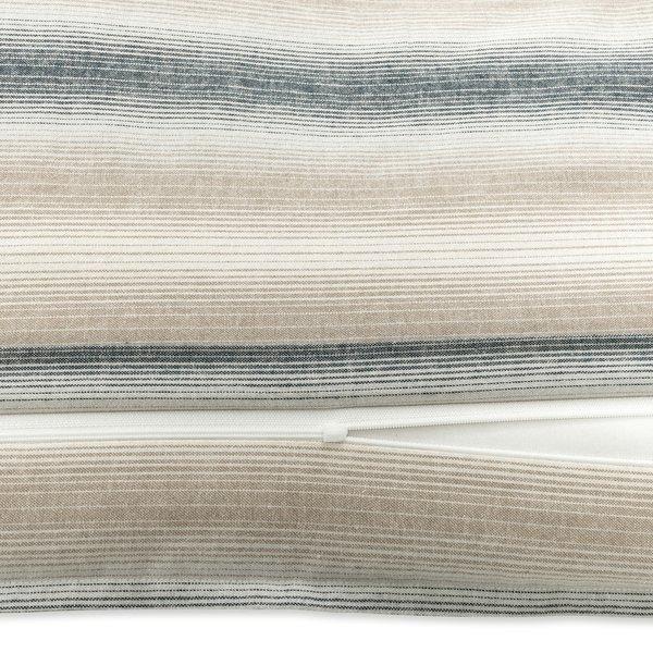 Manor Fabia Copripiumino in flanella a righe  