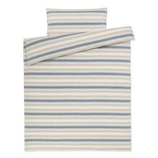Manor Fabia Housse de couette en flanelle rayée  