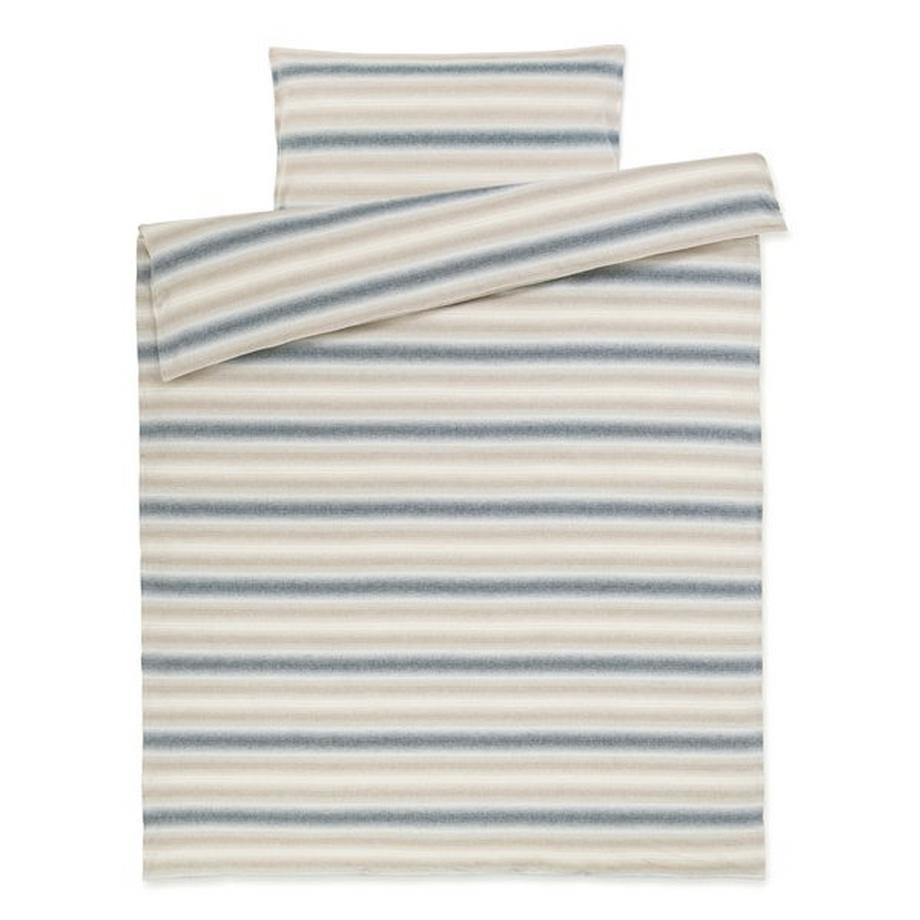 Manor Fabia Copripiumino in flanella a righe  