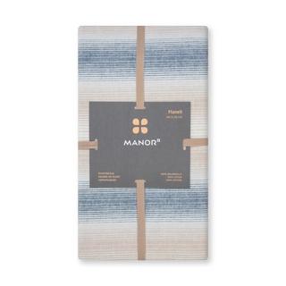 Manor Fabia Housse de couette en flanelle rayée  