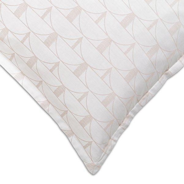Manor Fiumefreddo Taie d'oreiller premium en satin à motifs  