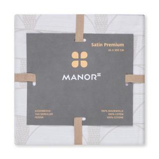 Manor Fiumefreddo Taie d'oreiller premium en satin à motifs  