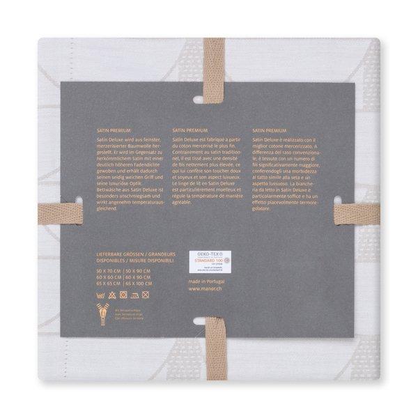 Manor Fiumefreddo Taie d'oreiller premium en satin à motifs  