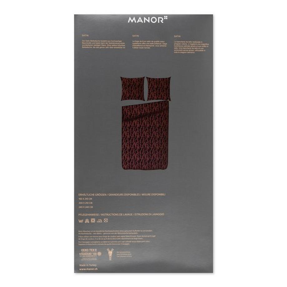 Manor Amaroni Housse de couette en satin  