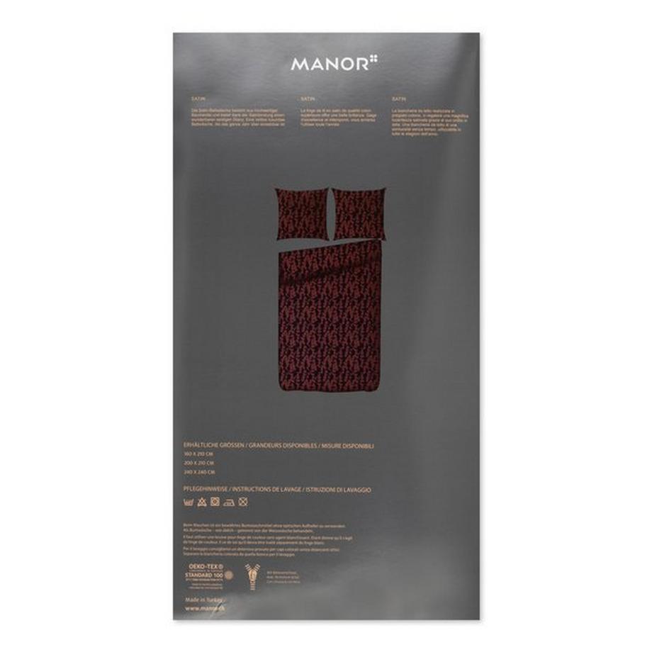 Manor Amaroni Housse de couette en satin  