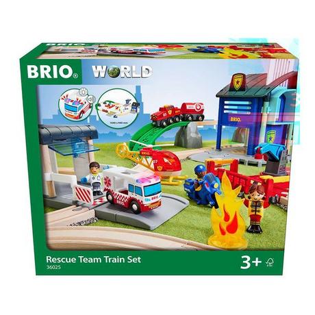 BRIO  Polizei und Feuerwehr Set Deluxe 