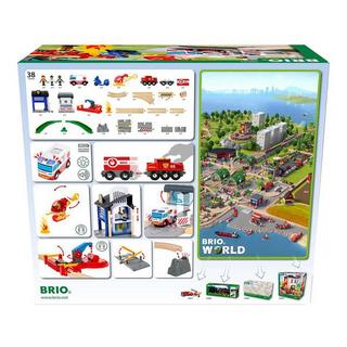 BRIO  Polizei und Feuerwehr Set Deluxe 