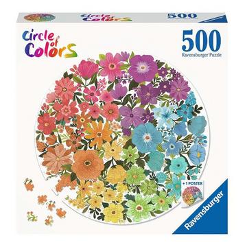 Circle of Colors - Fiori, 500 pezzi