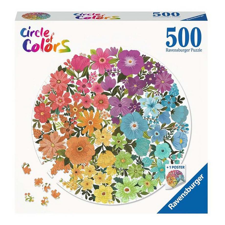 Ravensburger  Circle of Colors - Fleurs, 500 pièces 