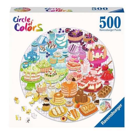 Ravensburger  Circle of Colors - Desserts & Gebäck, 500 Teile 