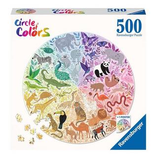 Ravensburger  Circle of Colors - Animaux, 500 pièces 