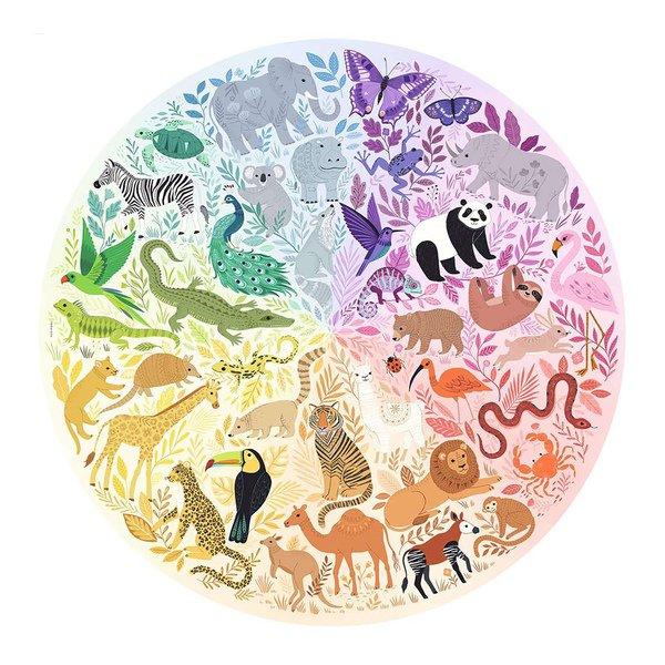 Ravensburger  Circle of Colors - Animali, 500 pezzi 
