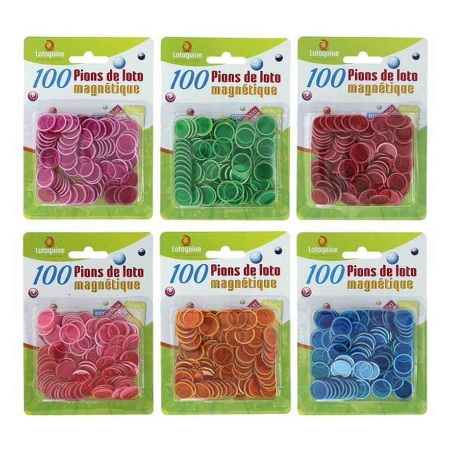 Lotoquine  Piastre di copertura magnetiche, modelli assortiti 