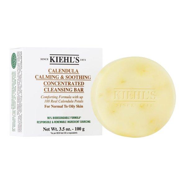 Image of Kiehl's Calendula Calming & Soothing Concentrated Cleansing Bar - 100 g