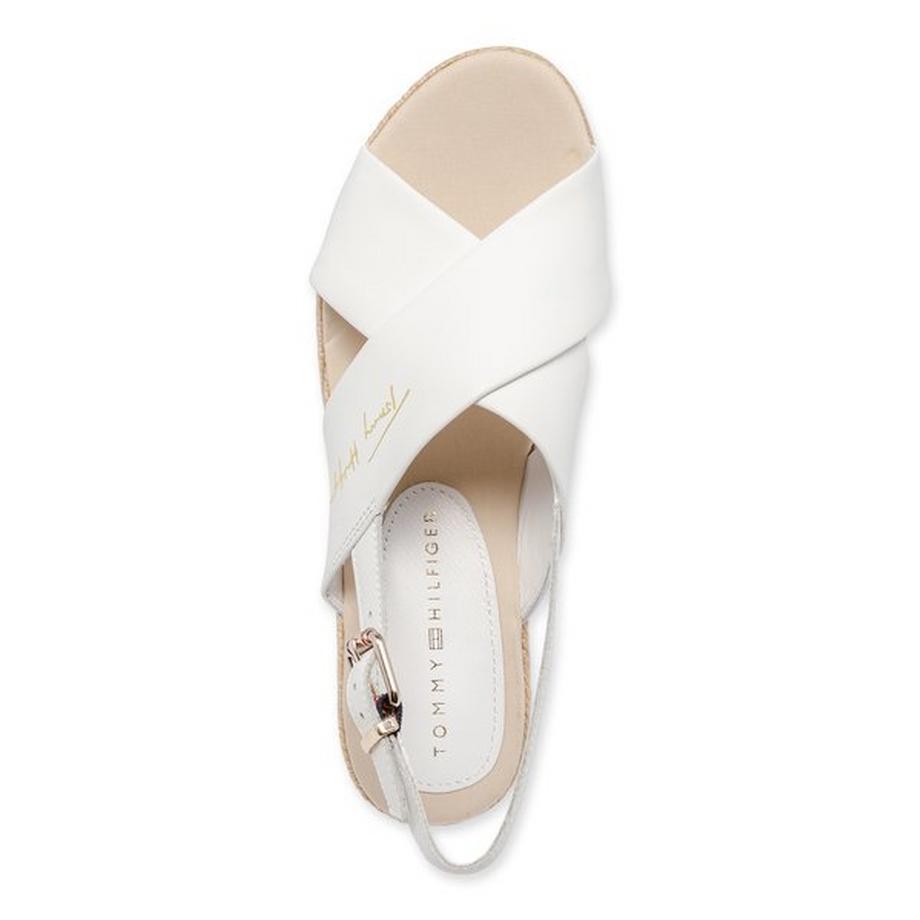 TOMMY HILFIGER ELEVATED TH LEATHER FLATFORM Sandalen, High Heel 