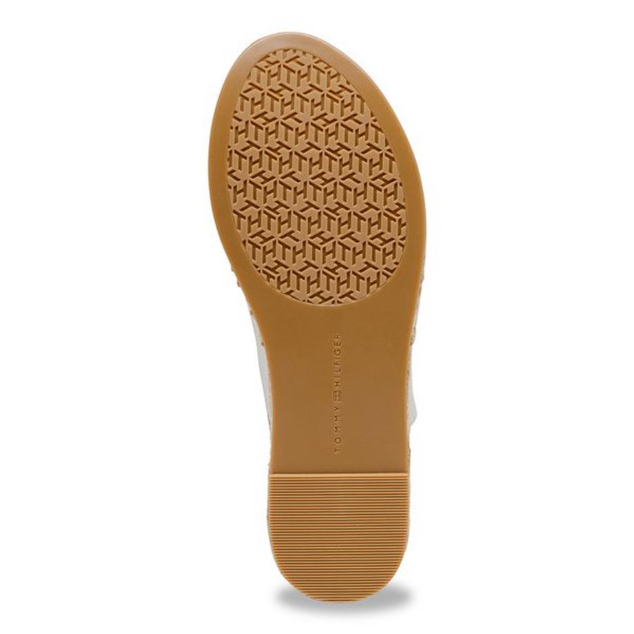 TOMMY HILFIGER ELEVATED TH LEATHER FLATFORM Sandalen, High Heel 