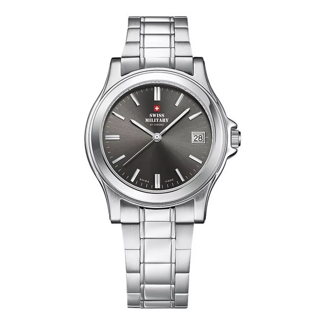 Swiss Military - Analoguhr, 39mm, Silber