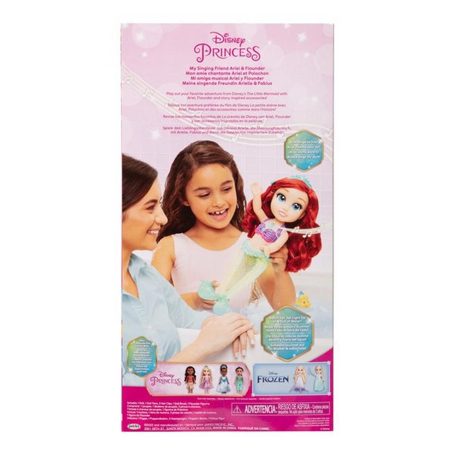 JAKKS Pacific  Disney Princess Canta Ariel Bambola 35 cm 