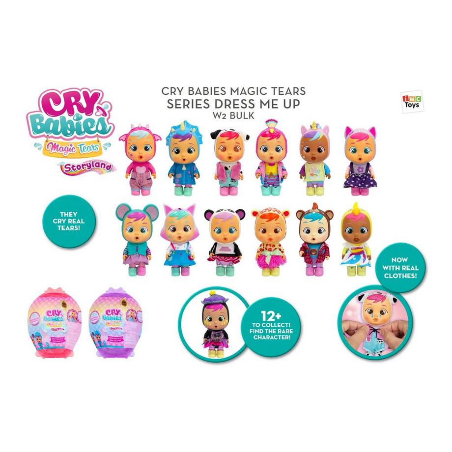 IMC Toys  Cry Babies Dress Me Up, assortiment aléatoire 