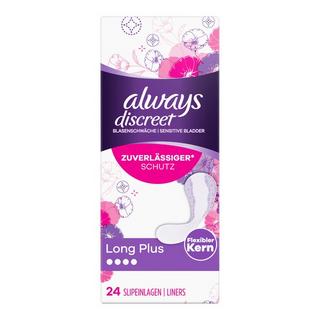 always Discreet Inkontinenz Long Plus Discreet Panty Liners Per incontinenza Long Plus 