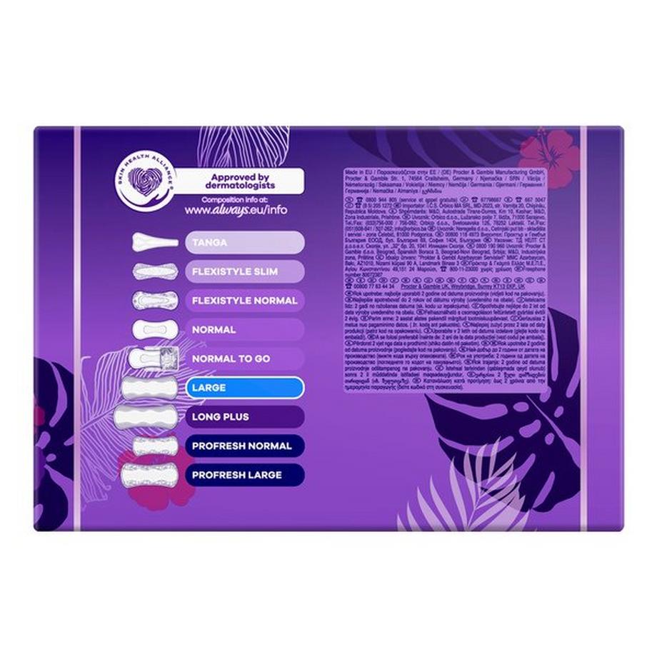 always Extra Protect Large BigPack Protège-slips Dailies Large 0 % Extra Protect 