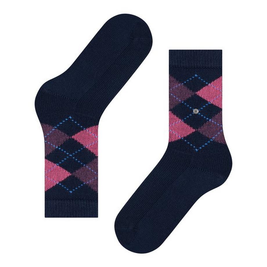 Burlington Whitby SO Calze con Motivo Argyle  
