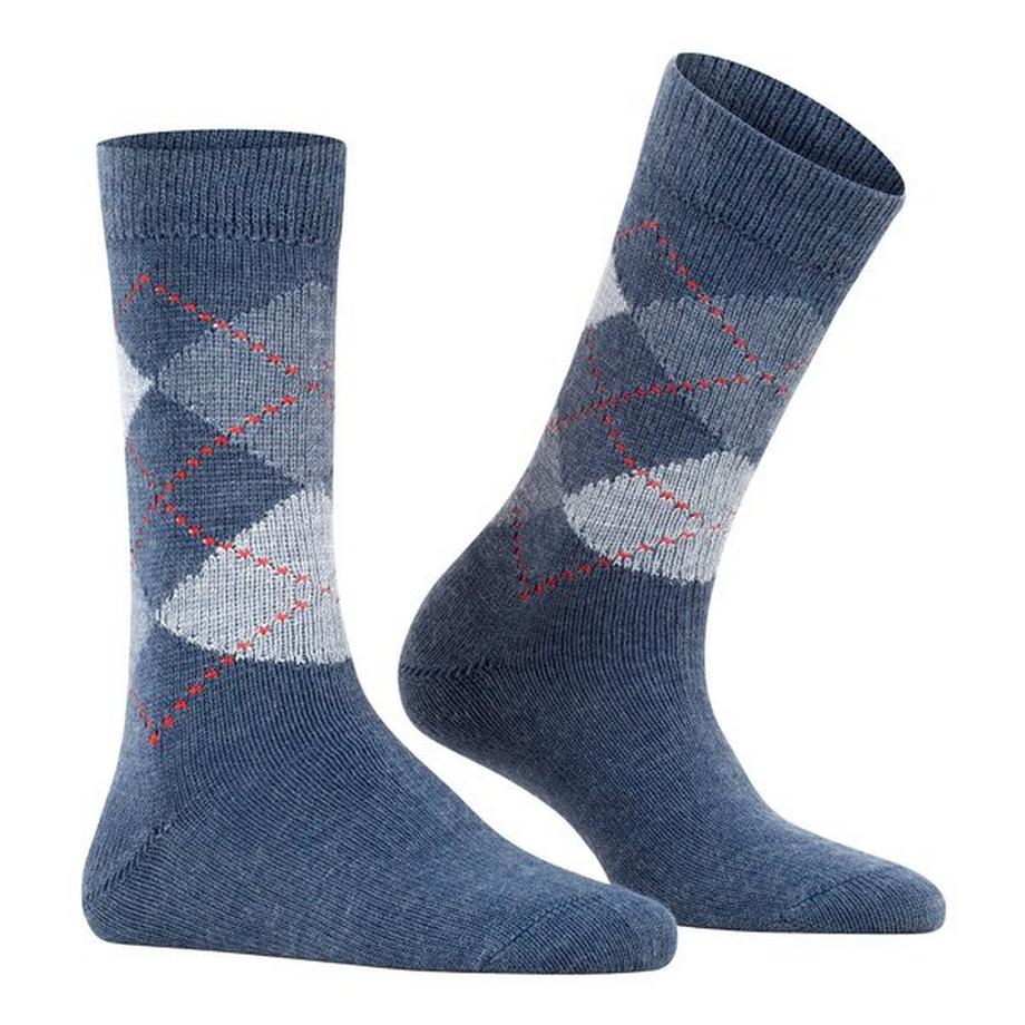 Burlington Whitby SO Calze con Motivo Argyle  