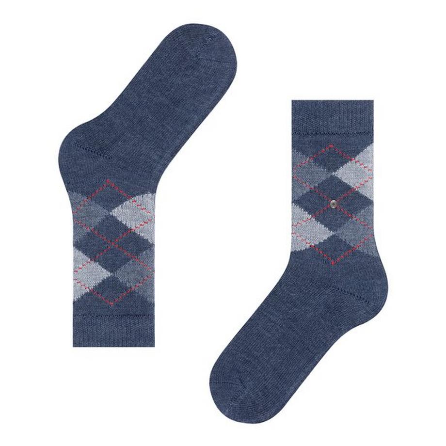 Burlington Whitby SO Calze con Motivo Argyle  