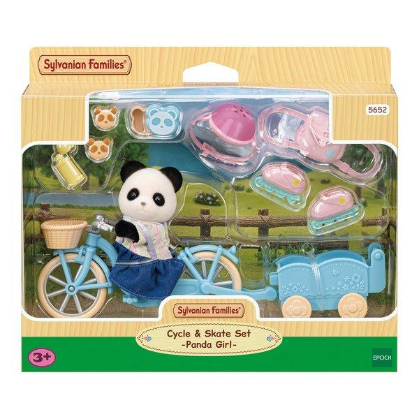 Image of Fahrrad Und Rollschuhe Spielset Mit Figur Unisex Multicolor