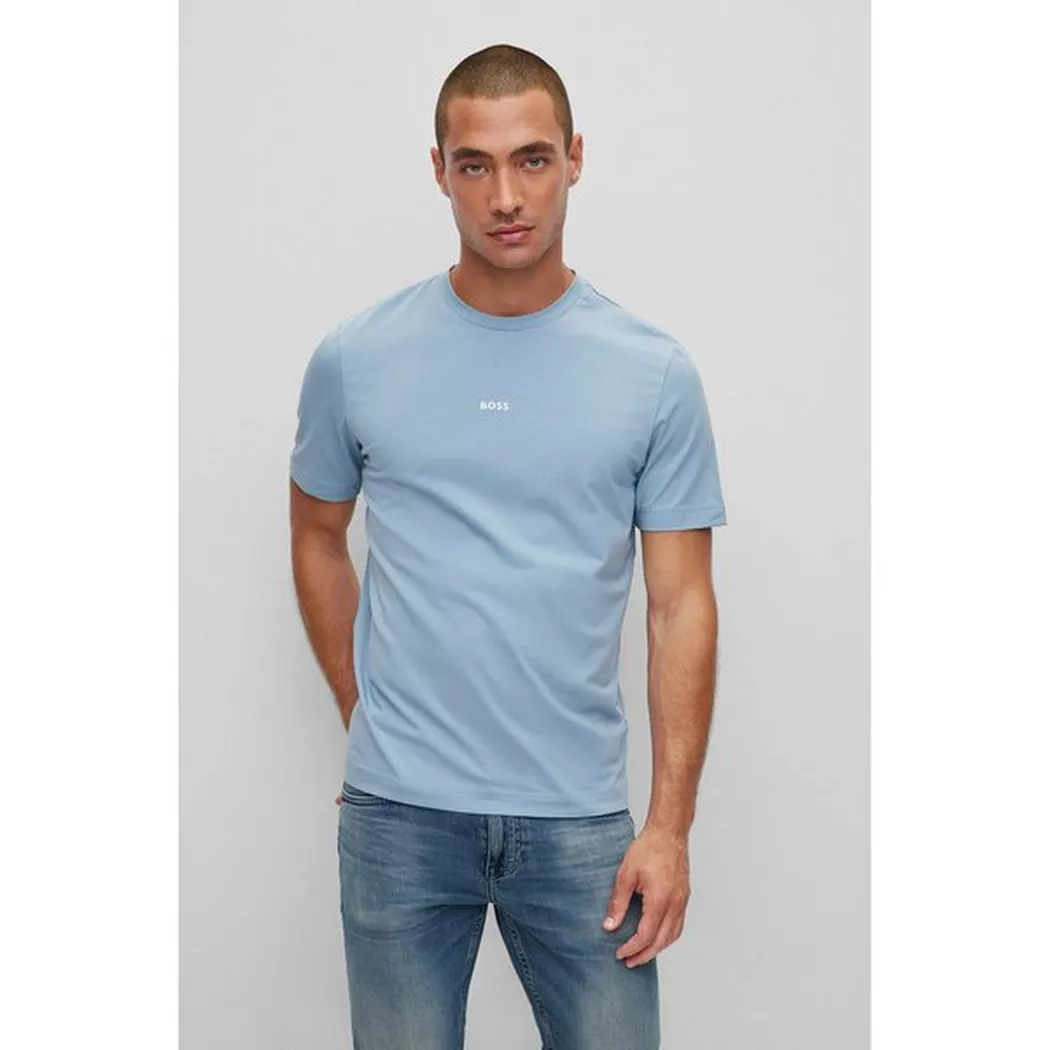 Boss ORANGE - T-Shirt, für Herren, Hellblau, Größe XL
