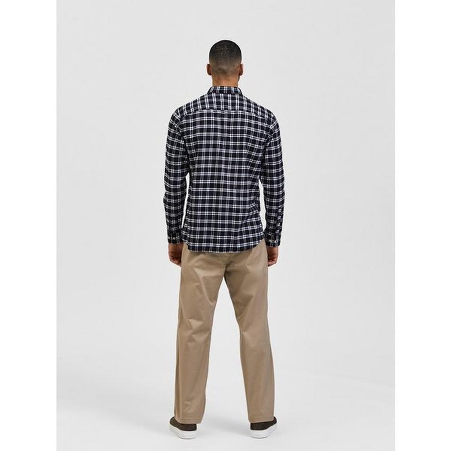 SELECTED Camicia Flanella Slim Fit Maniche Lunghe  