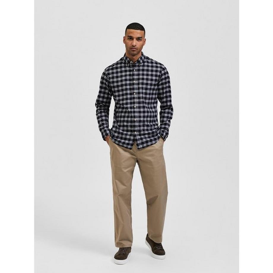 SELECTED Camicia Flanella Slim Fit Maniche Lunghe  