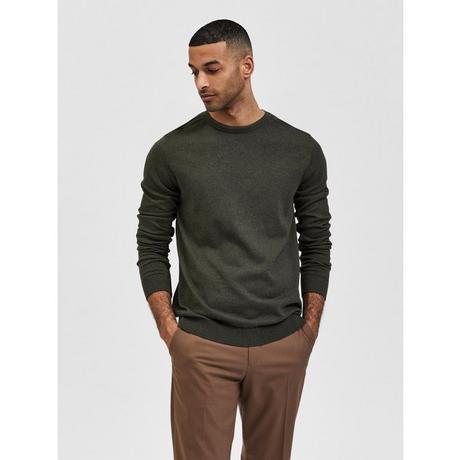 SELECTED Berg CN Rundhals Pullover  
