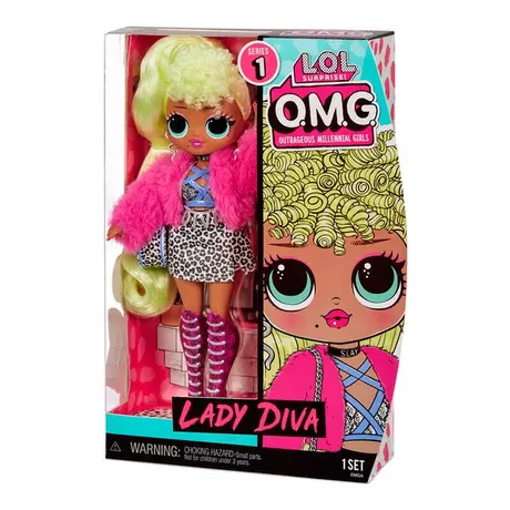 M G A  L.O.L. Surprise OMG HoS Series 1 - Lady Diva Multicolor