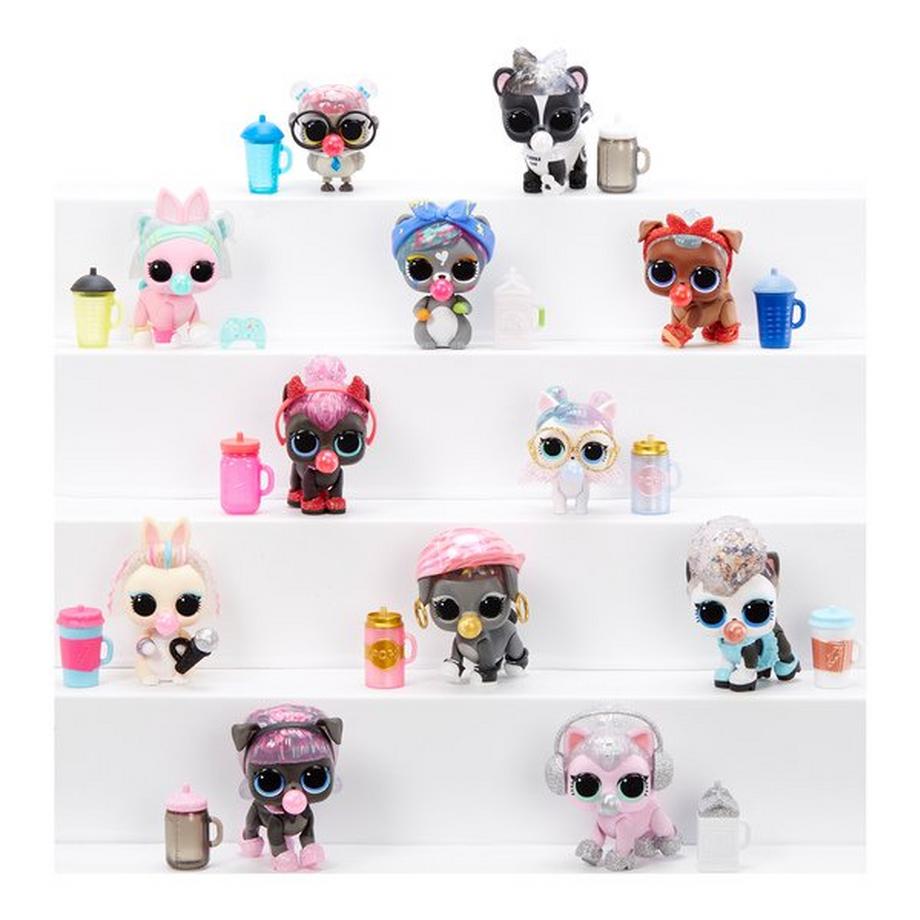 M G A  L.O.L. Surprise Glitter Color Change - Pets, modelli assortiti 