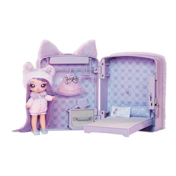 Image of 3-in-1 Backpack Bedroom Playset - Lavender Multicolor
