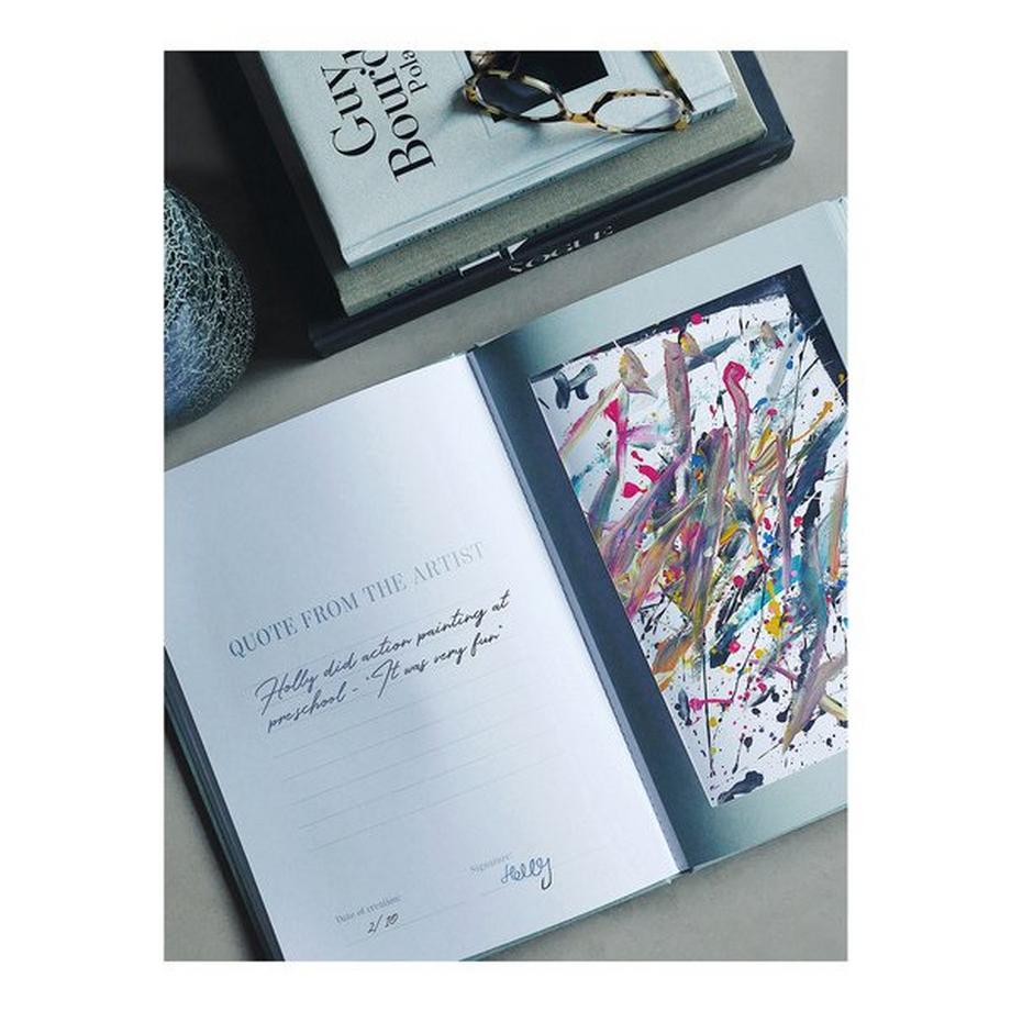 PRINTWORKS Livre créatif avec couverture en lin Great Art 