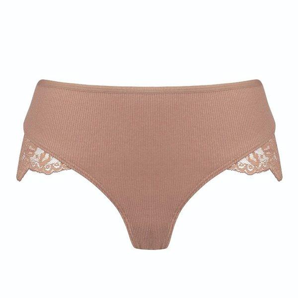 Image of Slip Hohe Taille Damen Camel L