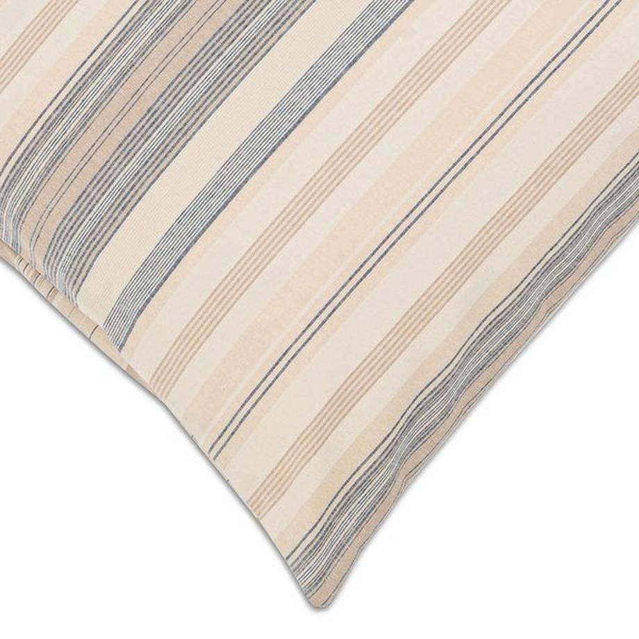 Manor Sogno Gestreifter Flanell Kissenbezug  