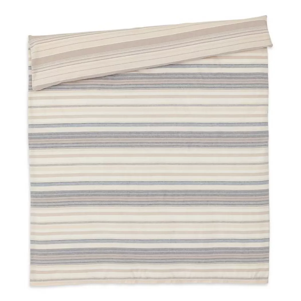 Manor - Duvetbezug, Sogno Gestreifter Duvetbezug, 240 x 240 CM, Multicolor