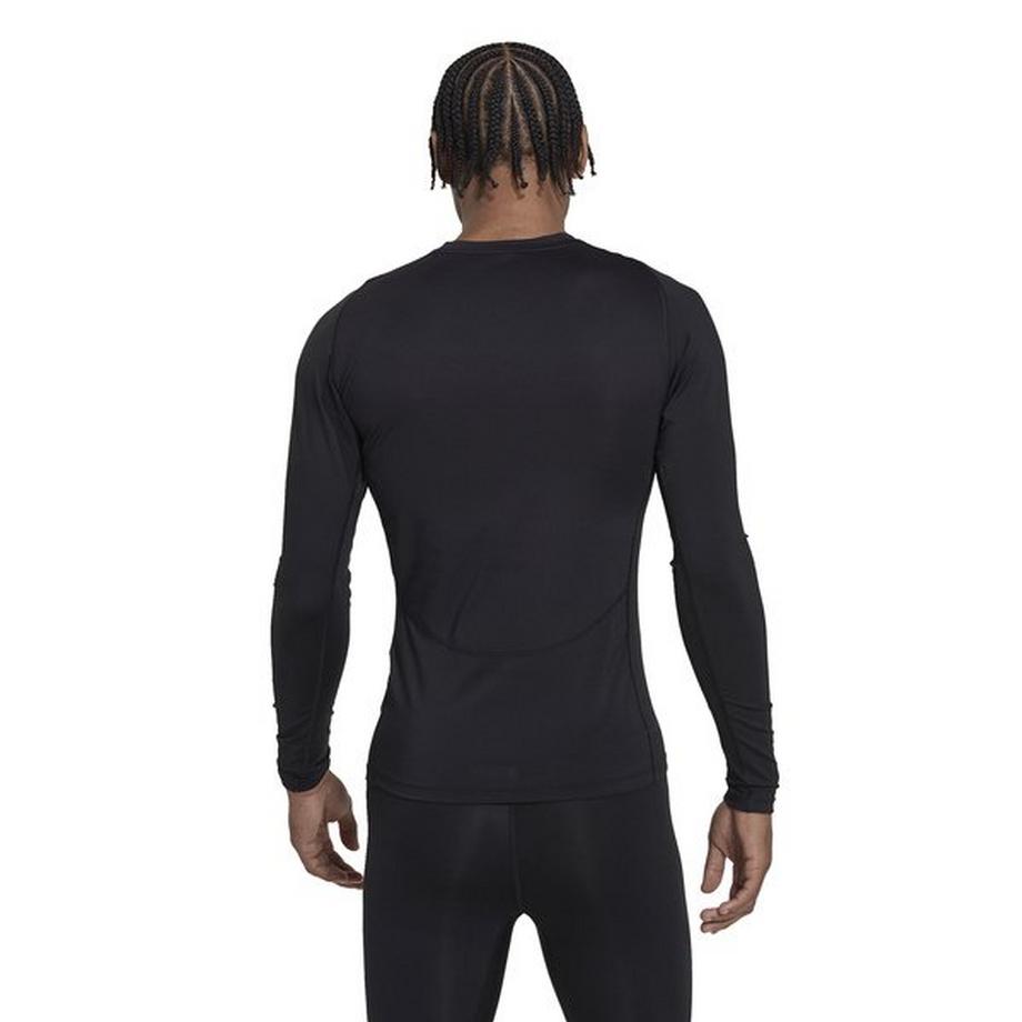 adidas TF LS TEE BLACK T-Shirt, Rundhals, langarm 