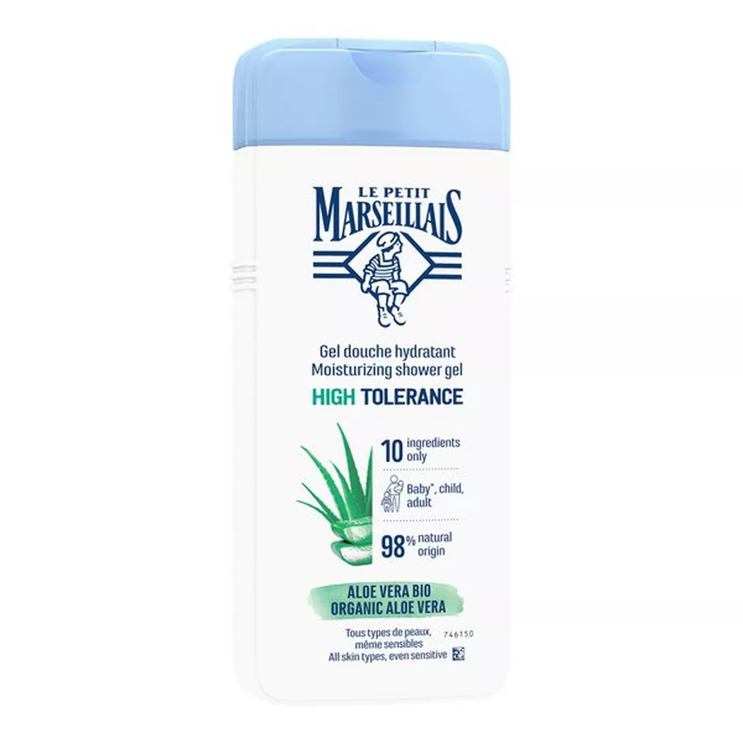 Le Petit Marseillais - Feuchtigkeitsspendendes Duschgel Hohe Verträglichkeit Aloe Vera Bio, Sensible Haut Aloevera, 400 ml