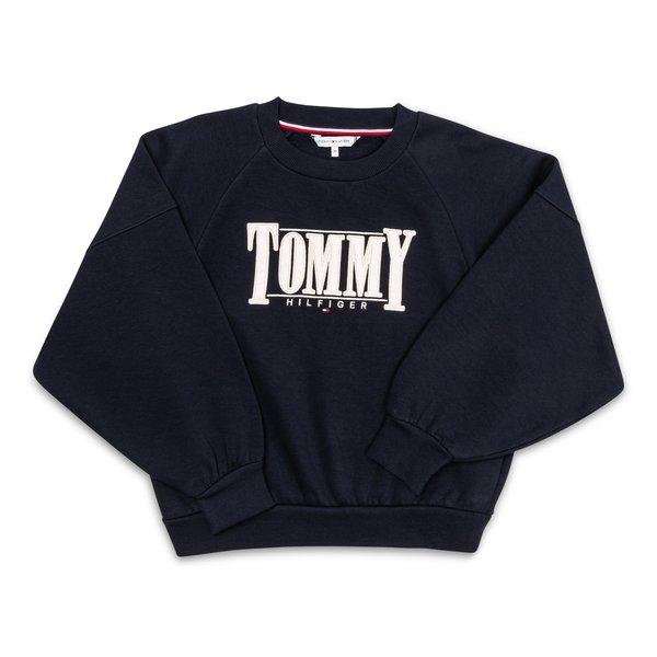 TOMMY HILFIGER TOMMY SATEEN LOGO CN Felpa 