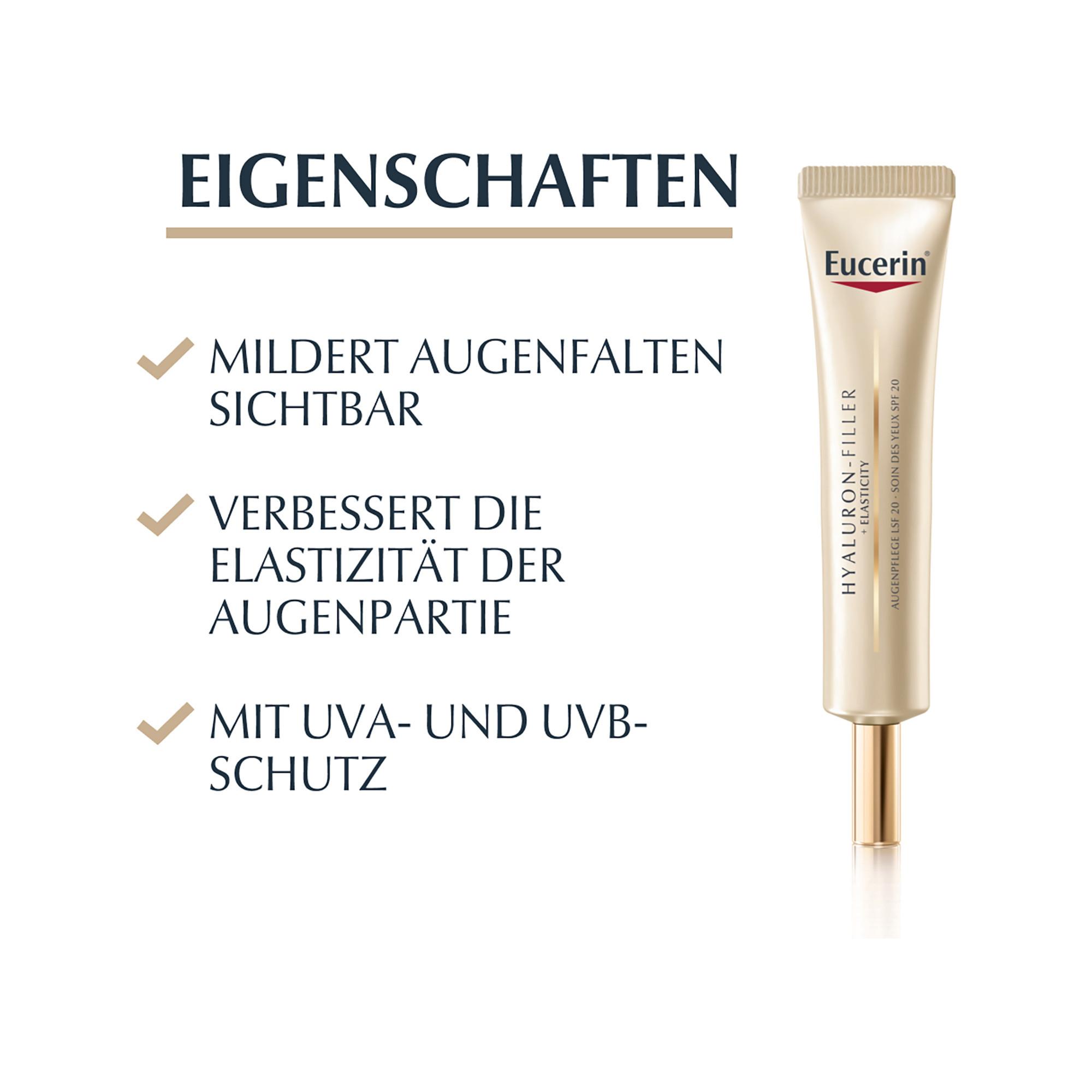 Eucerin  Hyaluron-Filler + Elasticity Augenpflege LSF 20 