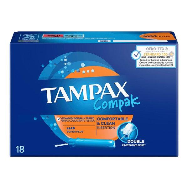 Image of TAMPAX Tampax Compak Super Plus - 18 pezzi