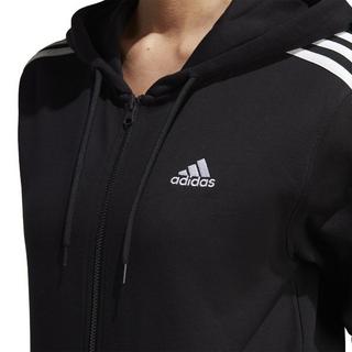 adidas 3S FT FZ R HD BLACK/WHITE Veste en molleton 