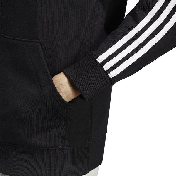 adidas 3S FT FZ R HD BLACK/WHITE Veste en molleton 