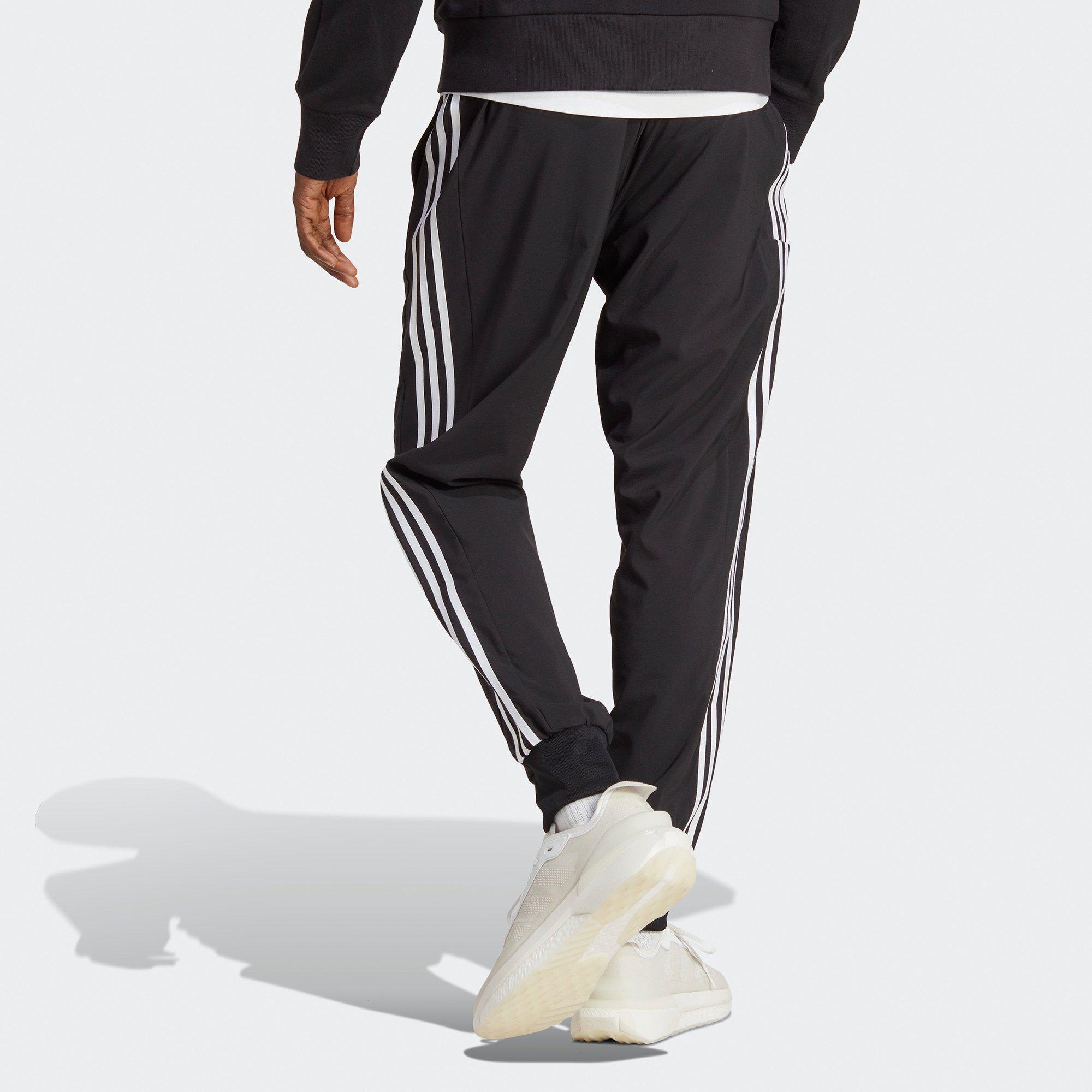 adidas 3S WV TC PT BLACK/WHITE Pantaloni da allenamento 